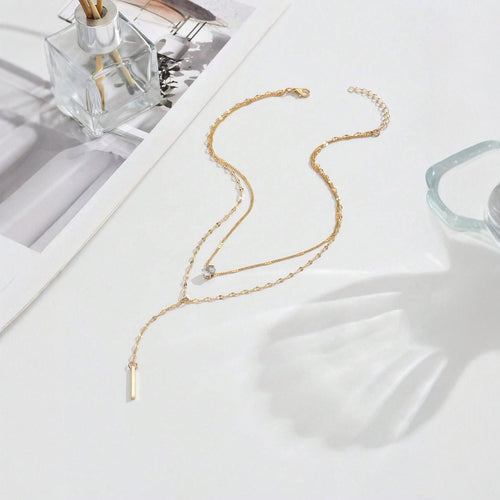 Celeste Layered Lariat