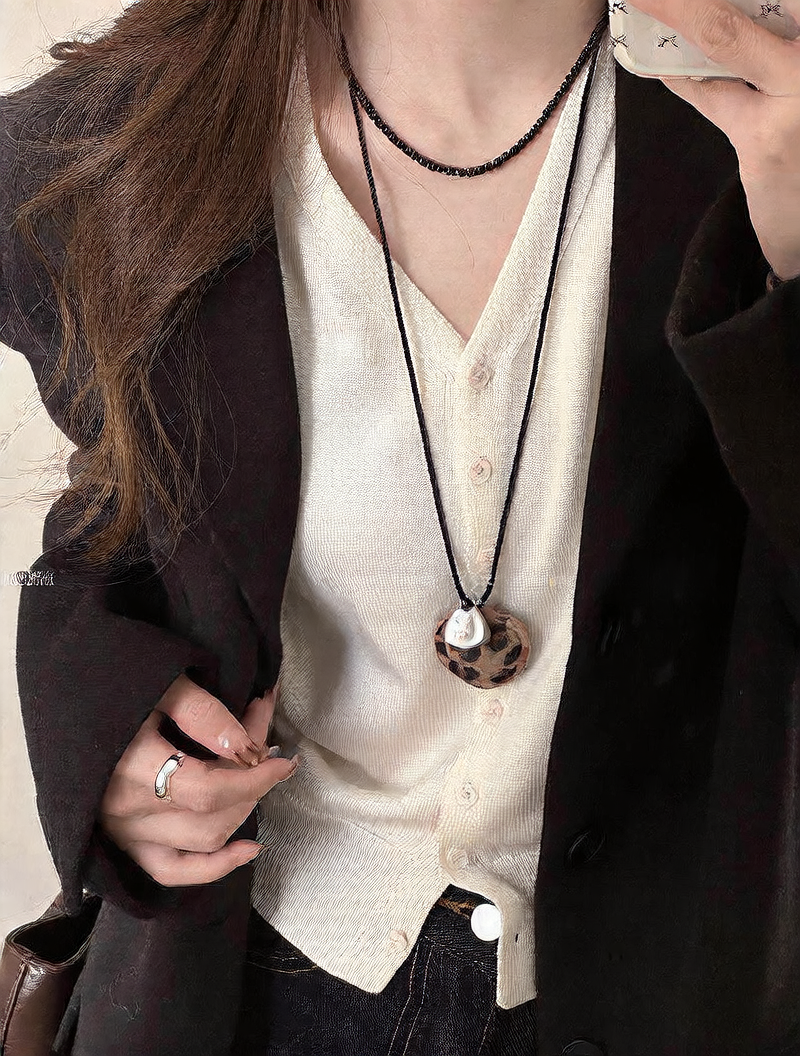 Cortical Heart Necklace