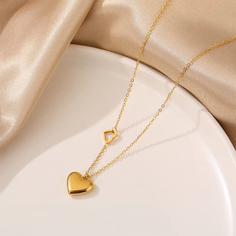 Rose Gold Heart Necklace